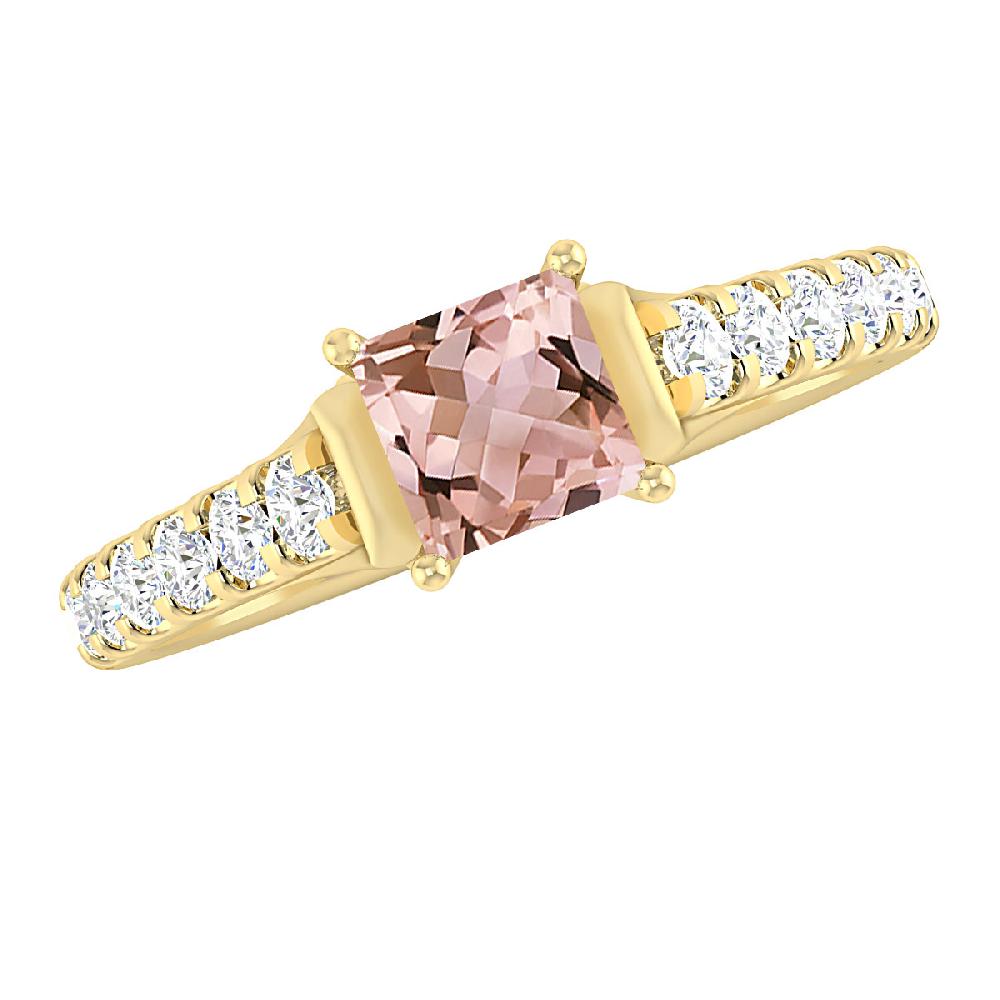 Yellow Gold - Morganite