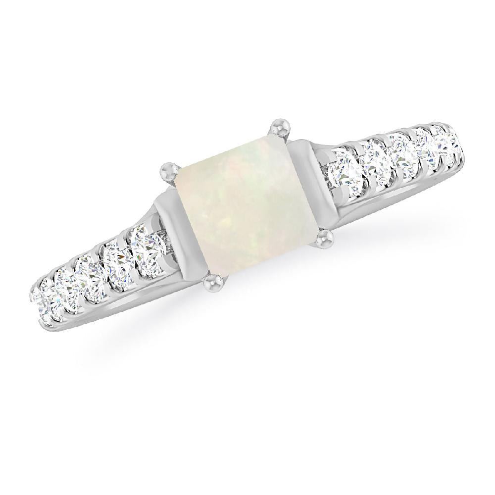 White Gold - Opal