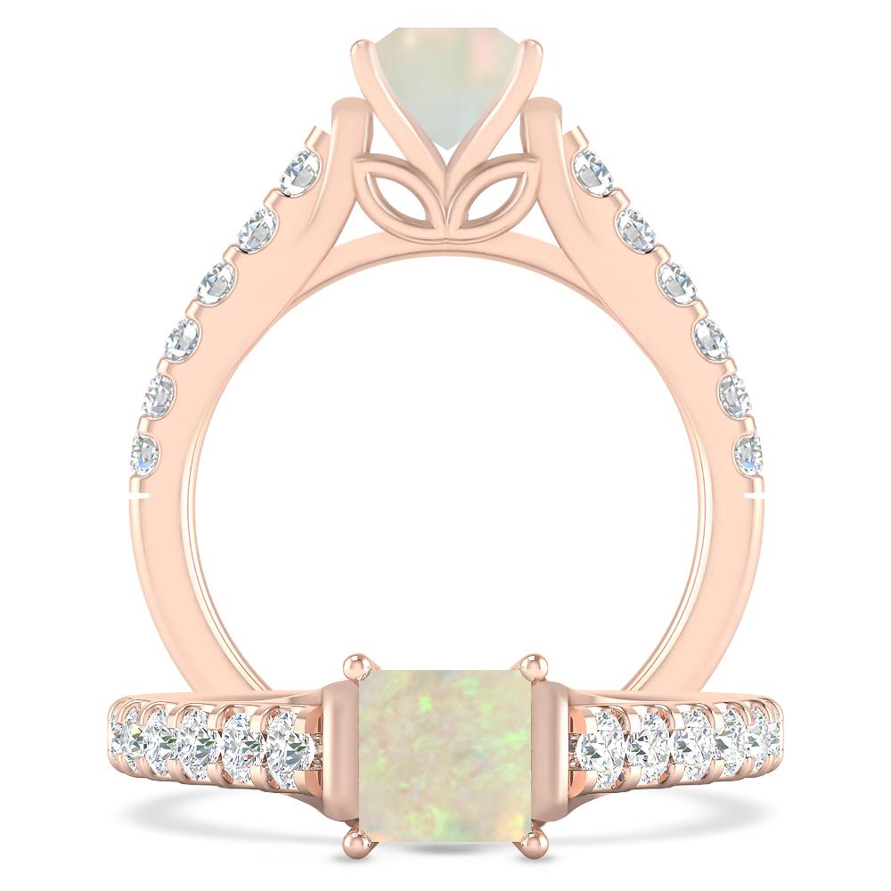 Rose Gold - Opal