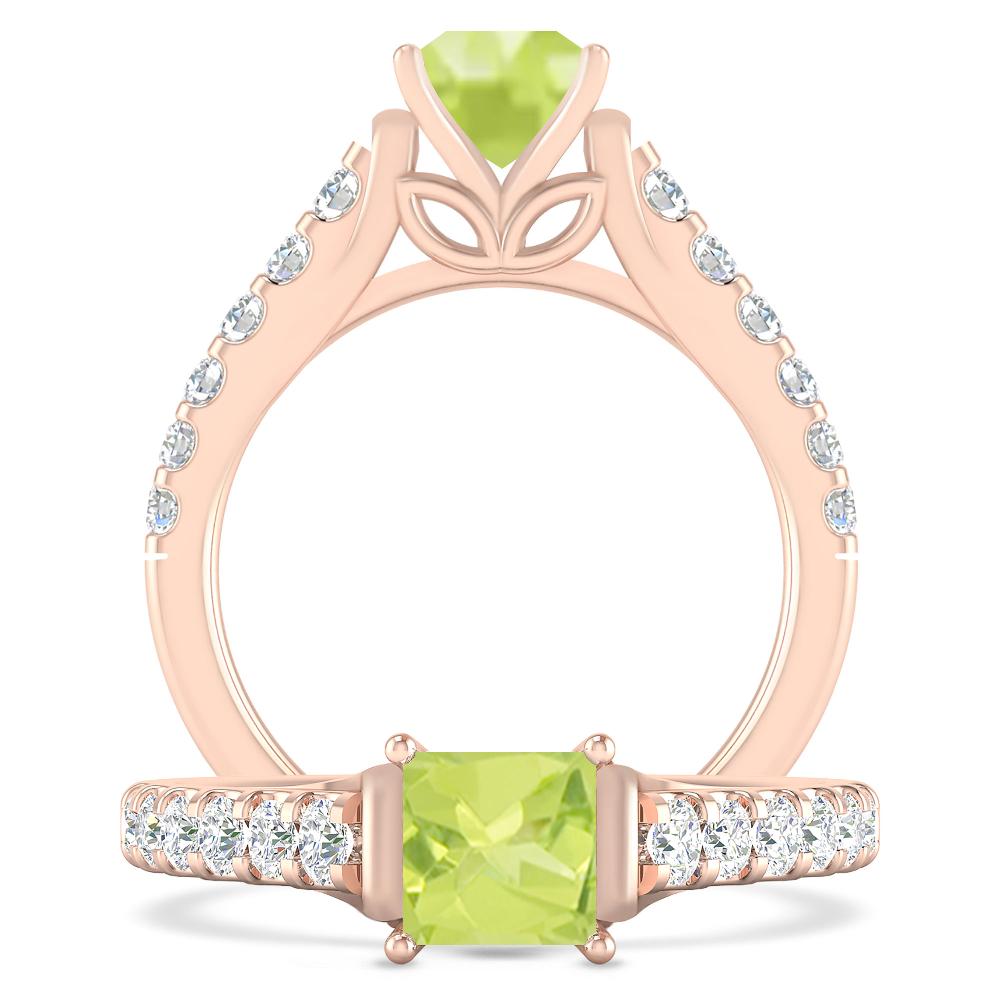 Rose Gold - Peridot