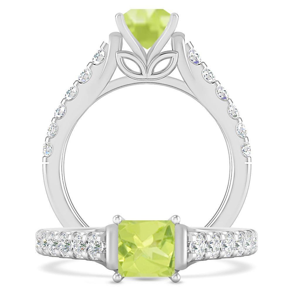 White Gold - Peridot