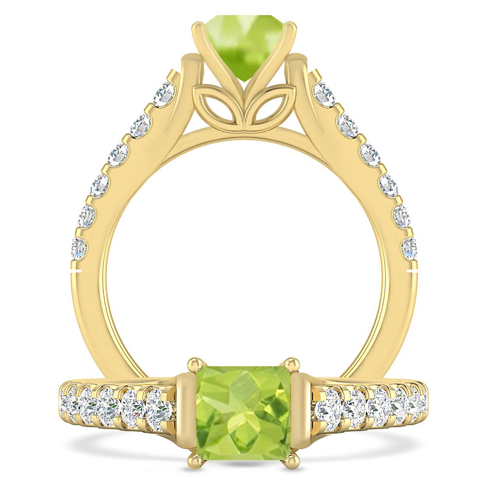 Yellow Gold - Peridot