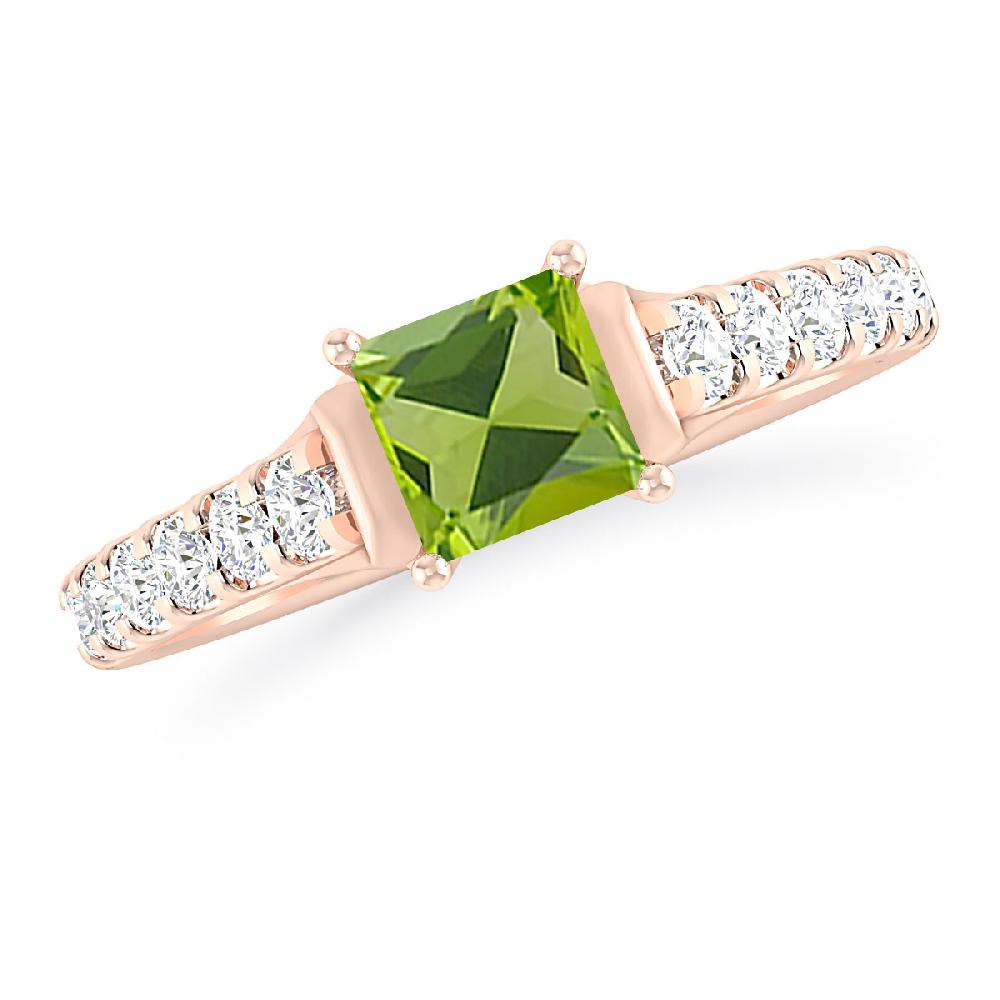 Rose Gold - Peridot