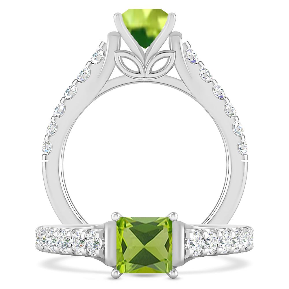 White Gold - Peridot