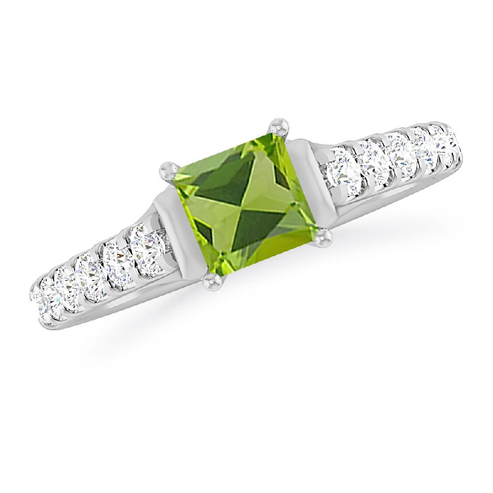 White Gold - Peridot