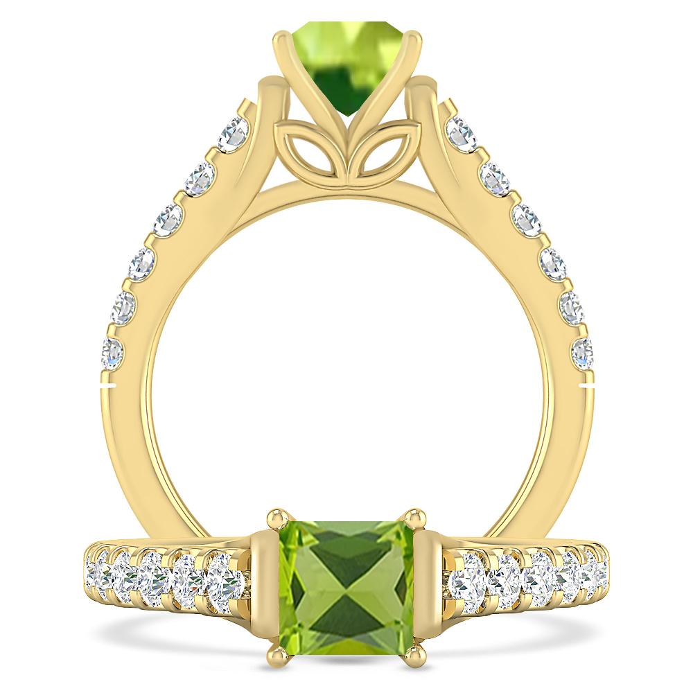 Yellow Gold - Peridot