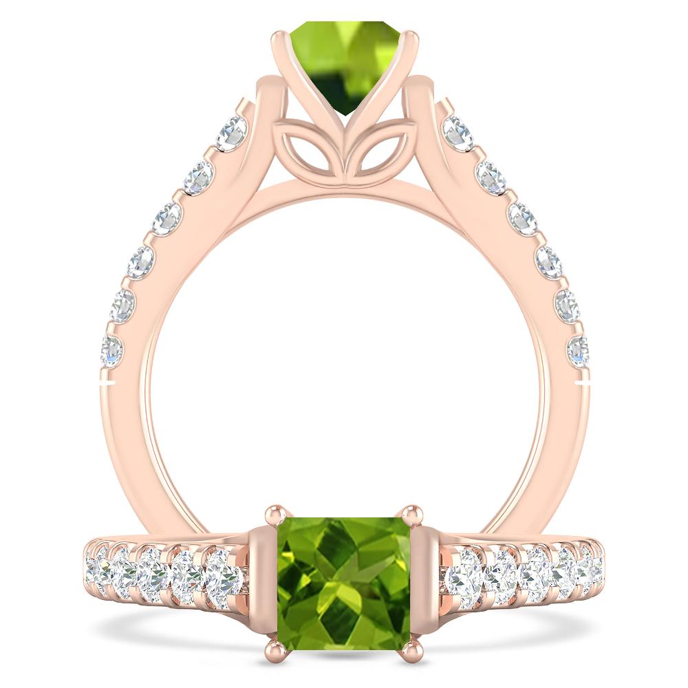 Rose Gold - Peridot