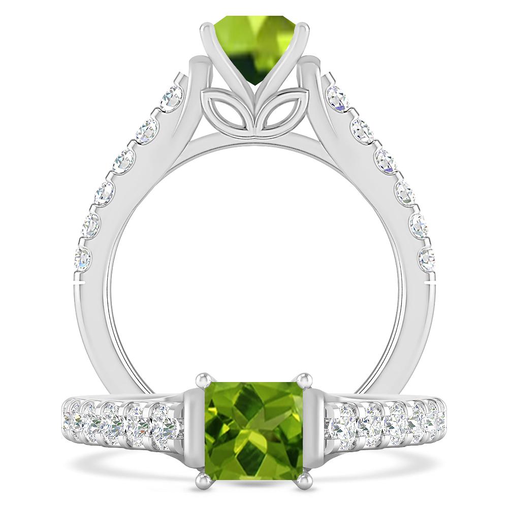 White Gold - Peridot