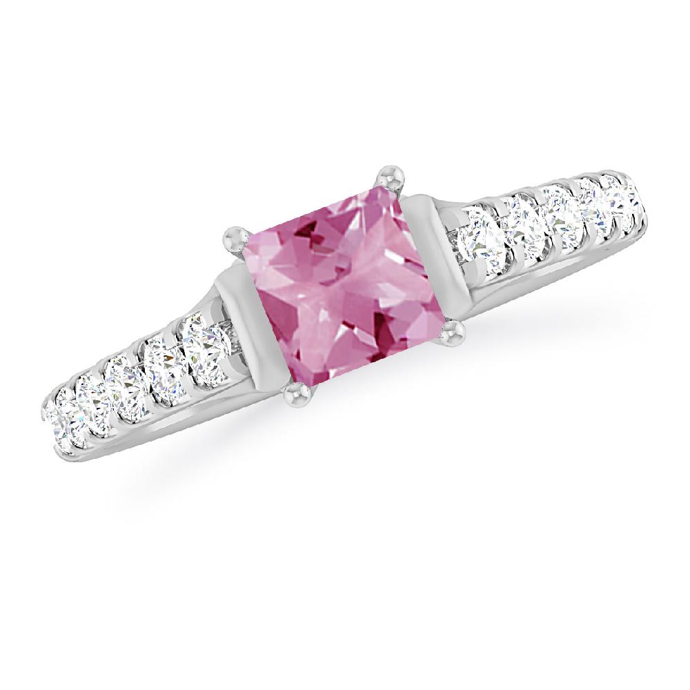 White Gold - Pink Tourmaline