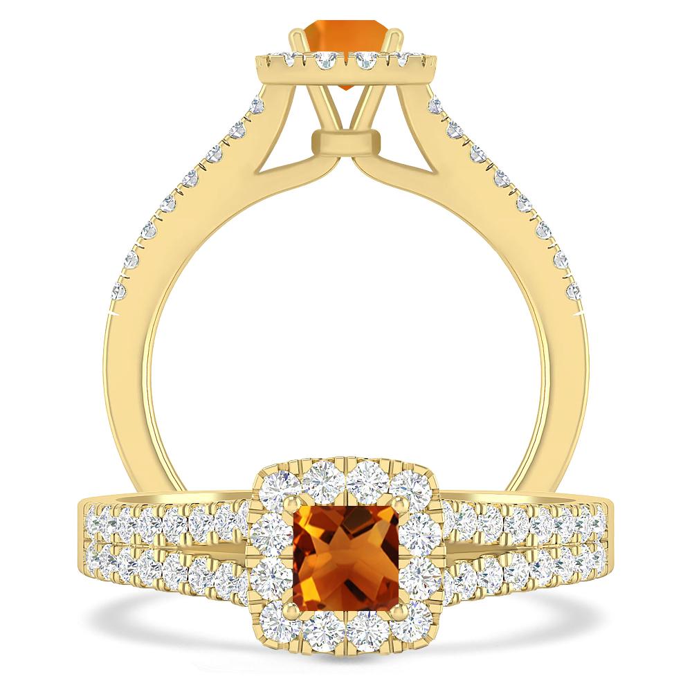 Yellow Gold - Citrine