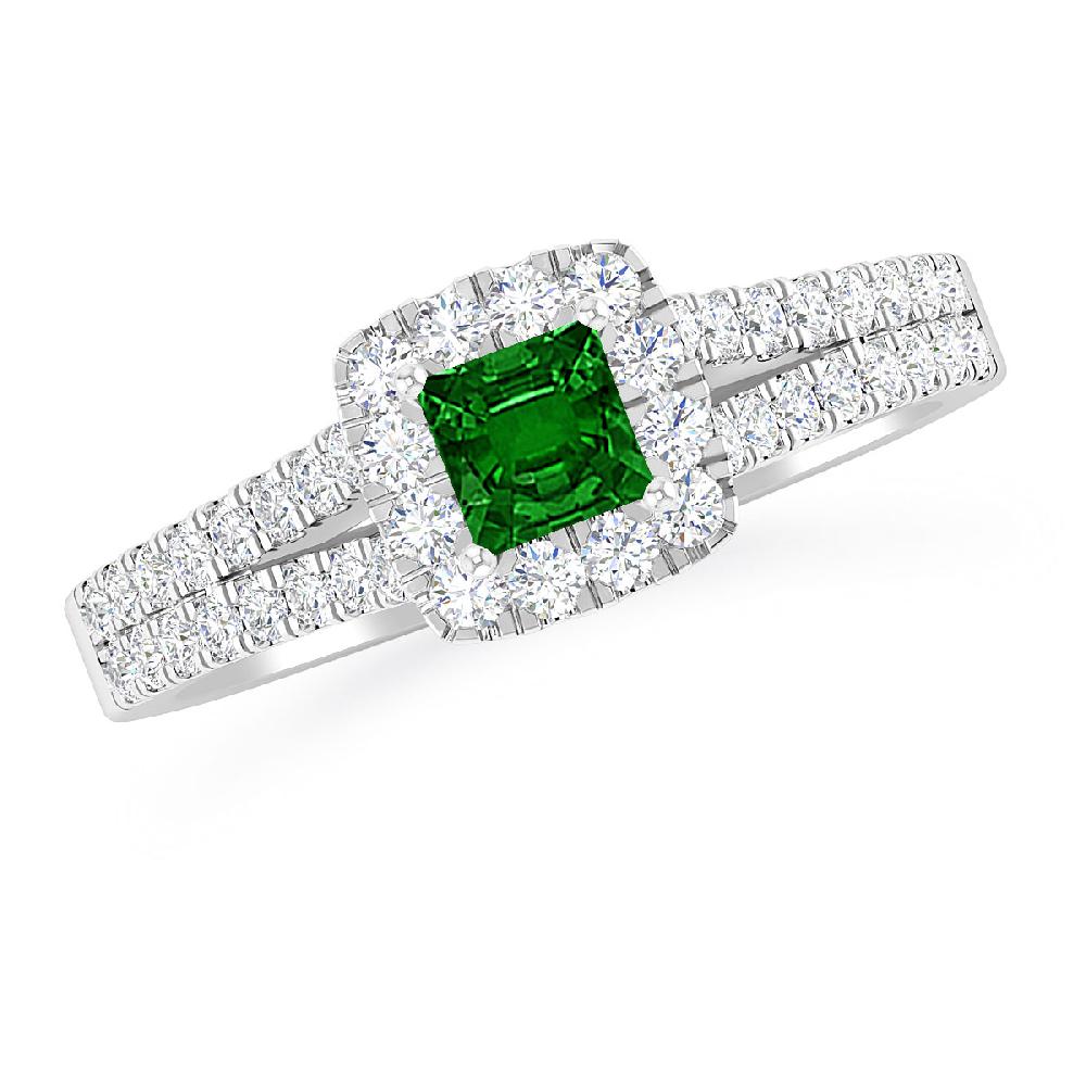 White Gold - Emerald