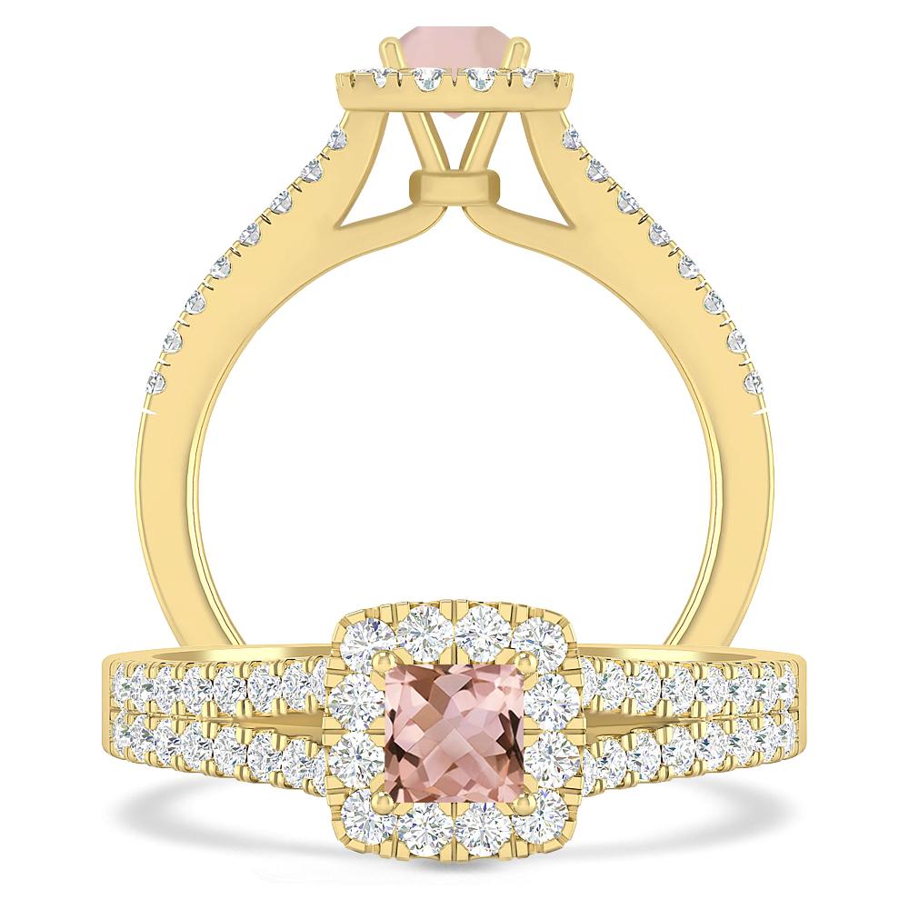 Yellow Gold - Morganite