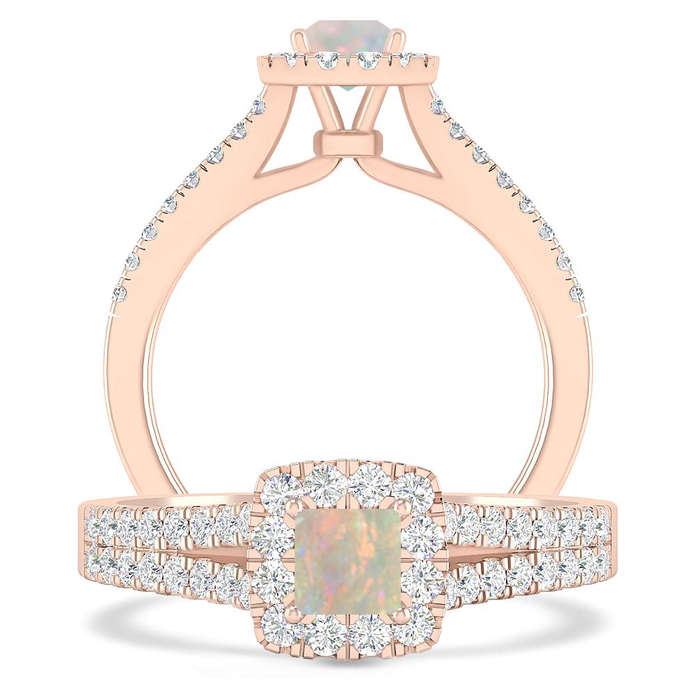 Rose Gold - Opal