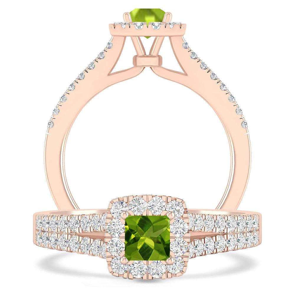 Rose Gold - Peridot
