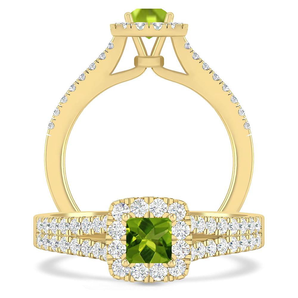 Yellow Gold - Peridot