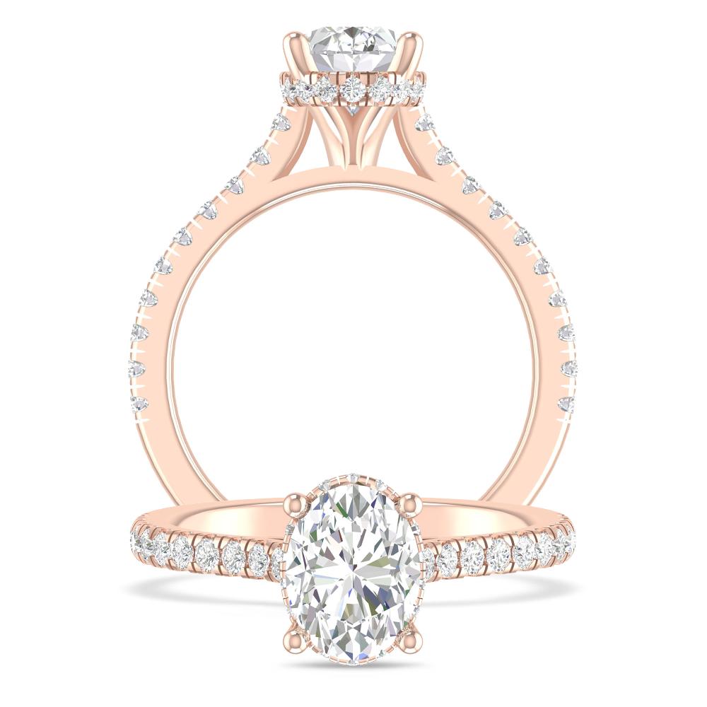 Rose Gold - Oval