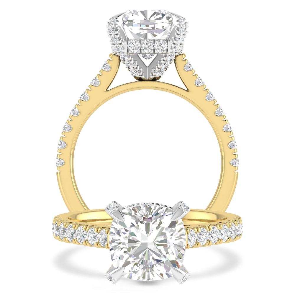 Yellow Gold/White Gold - 3 3/4