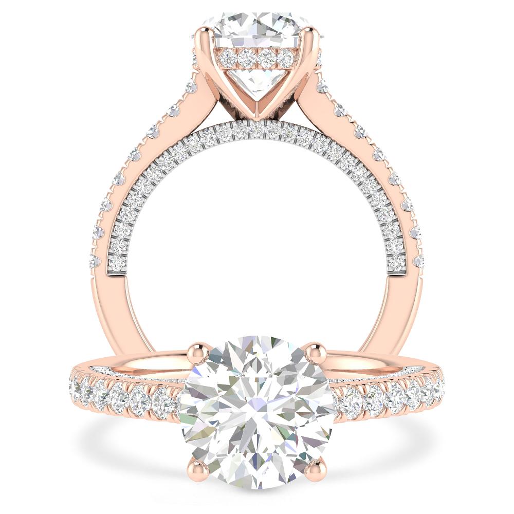 Rose Gold/White Gold - 3 7/8