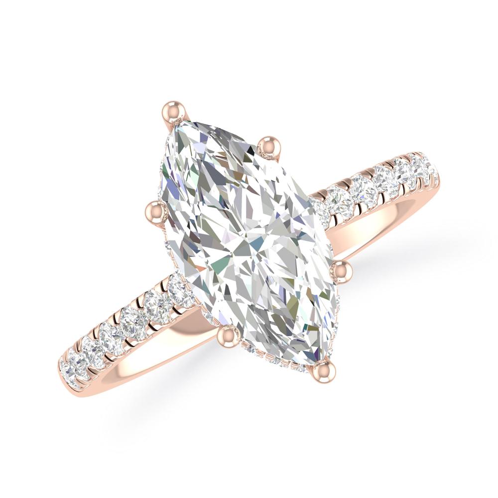 Rose Gold - Marquise