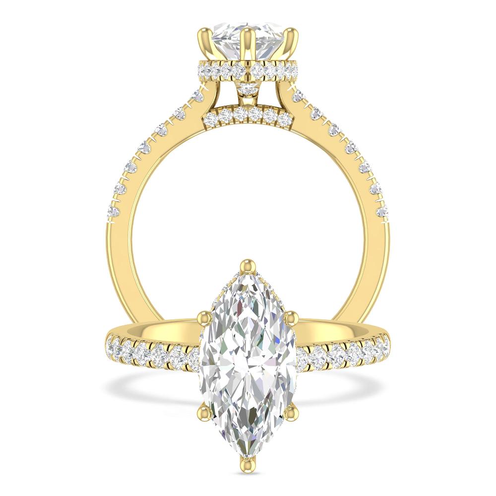 Yellow Gold - Marquise