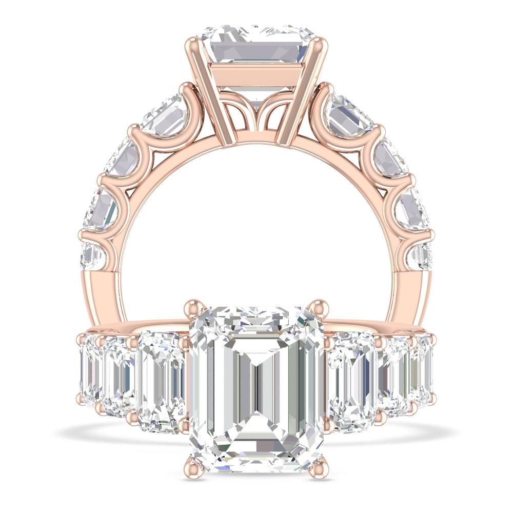 Rose Gold - Emerald