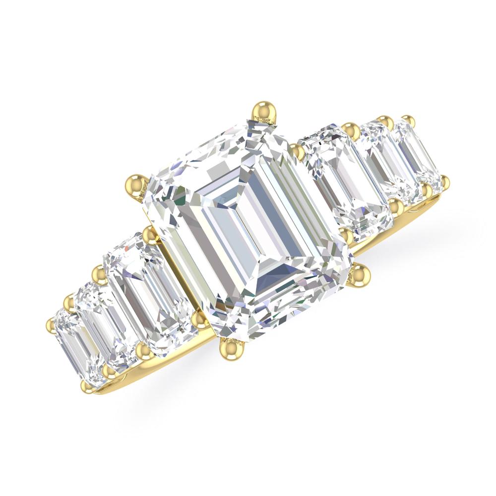 Yellow Gold - Emerald