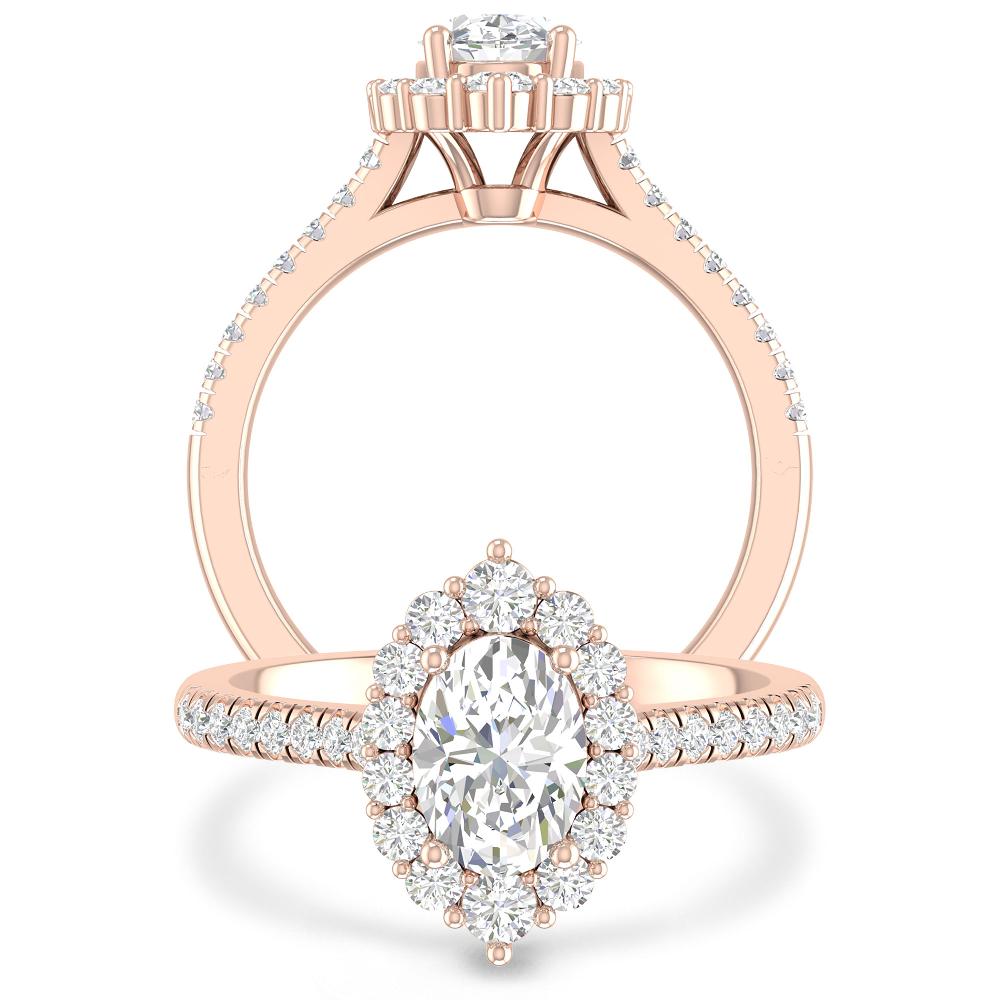 Rose Gold - Oval