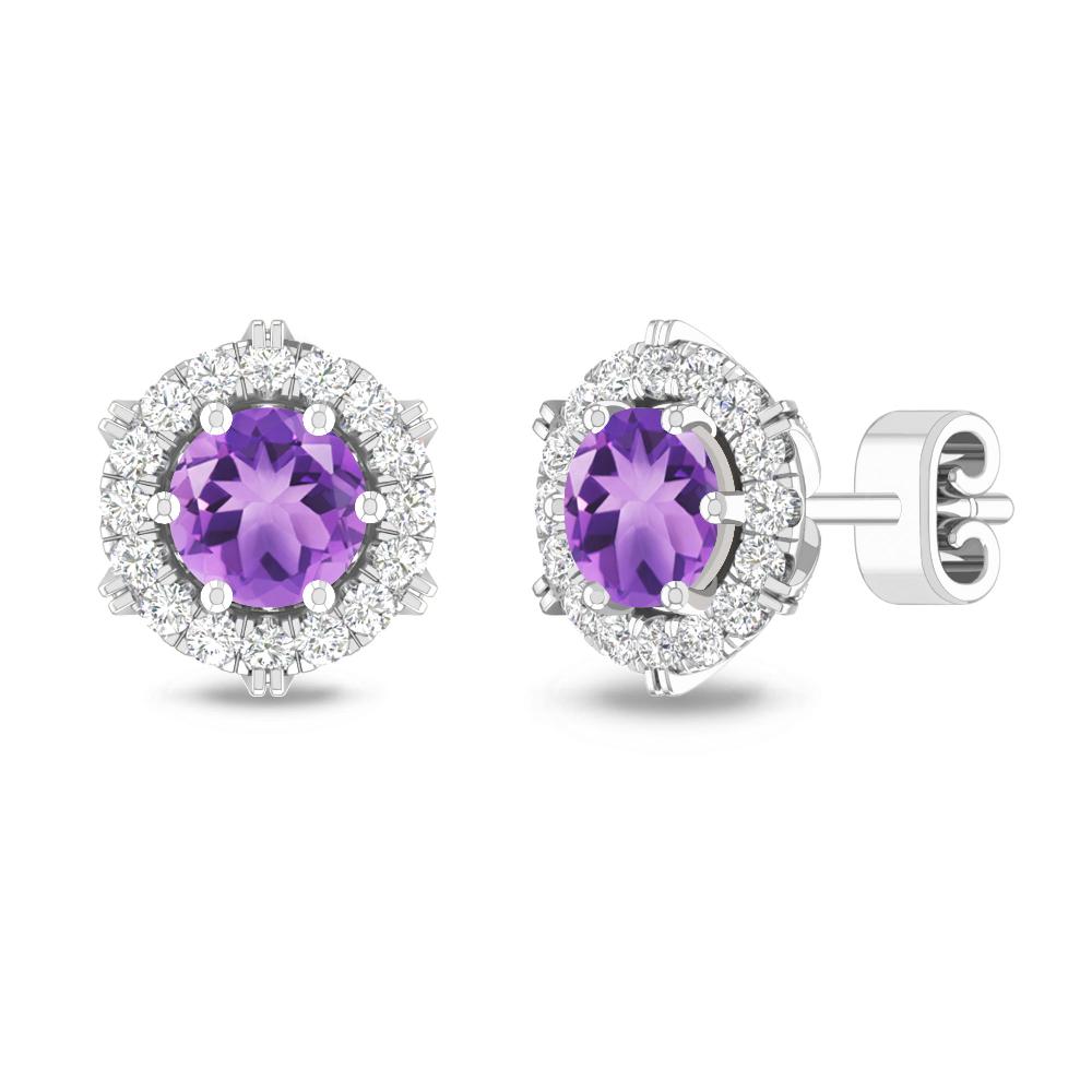 White Gold - Amethyst