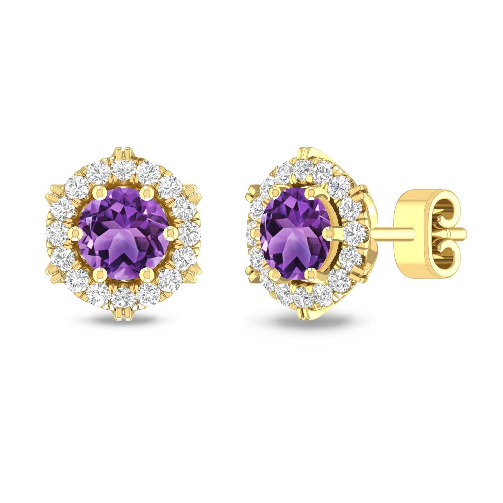 Yellow Gold - Amethyst