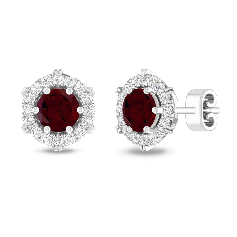 White Gold - Garnet