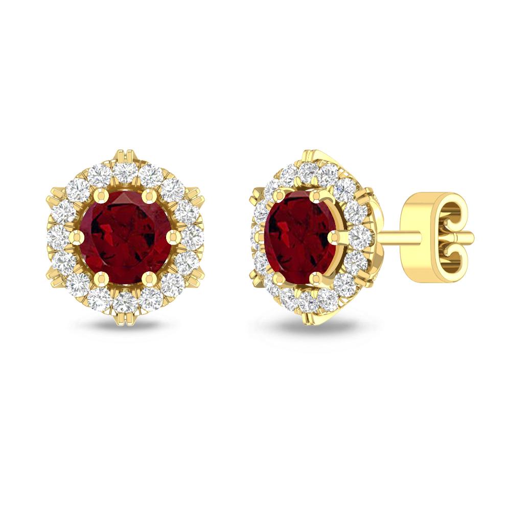 Yellow Gold - Garnet