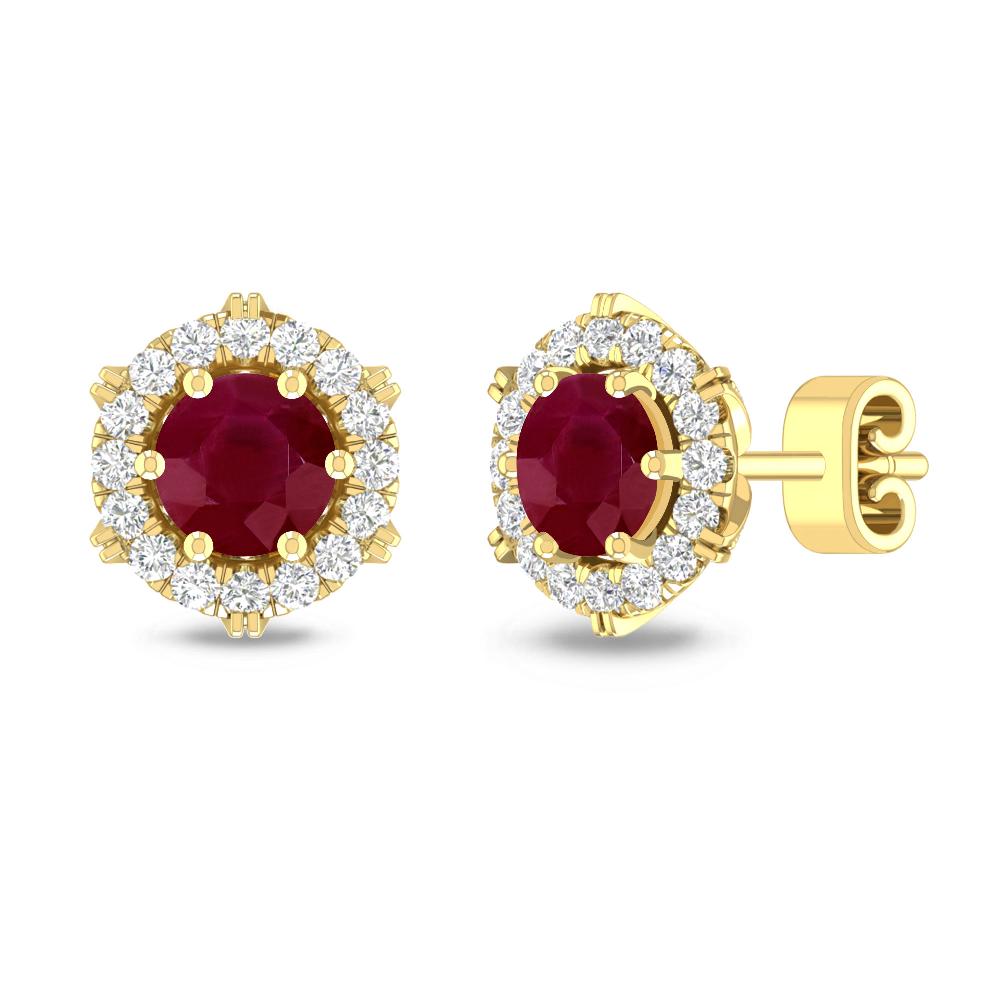 Yellow Gold - Ruby