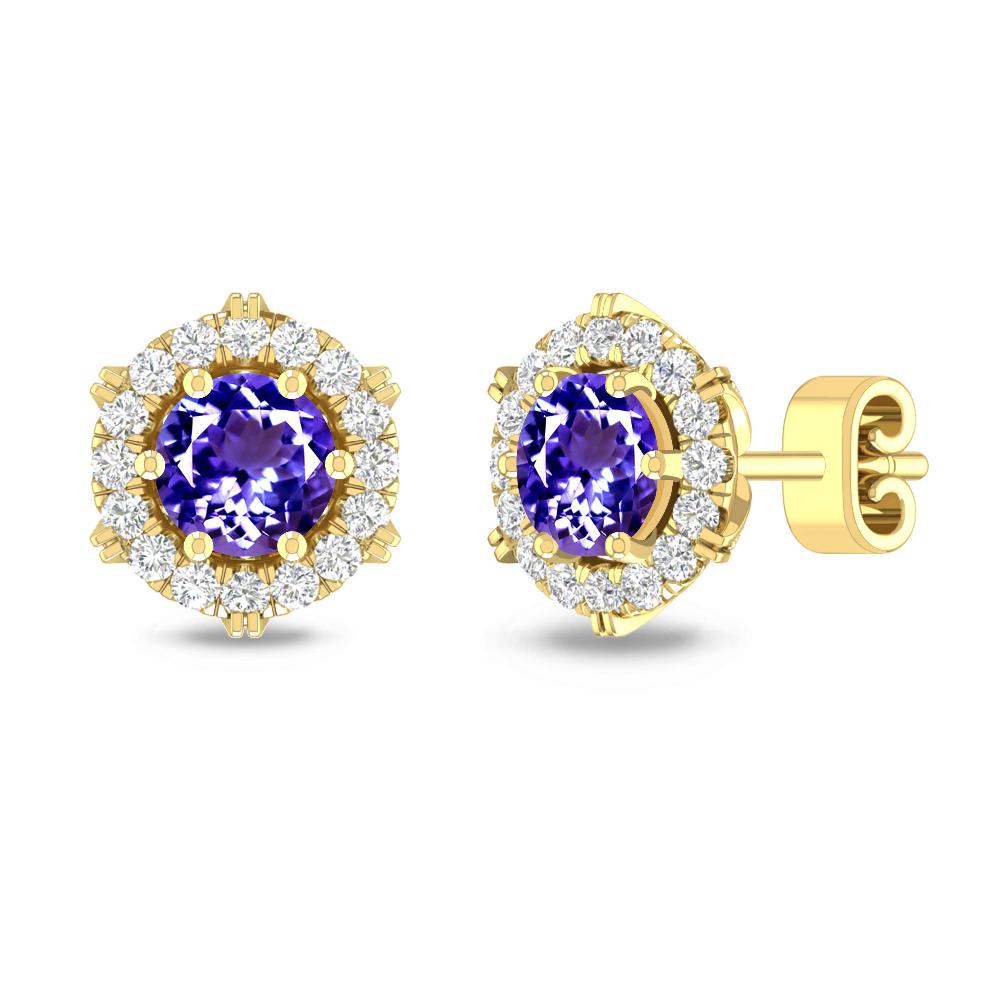 Yellow Gold - Tanzanite