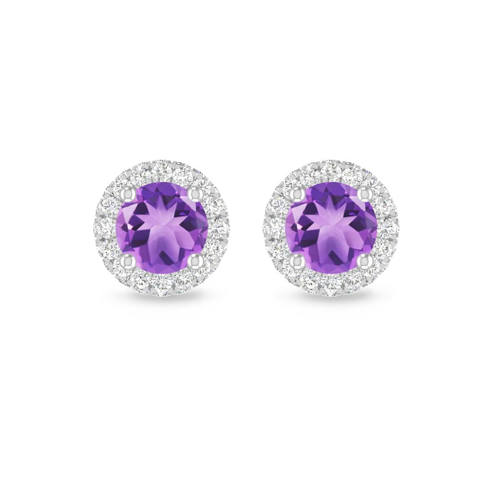 White Gold - Amethyst