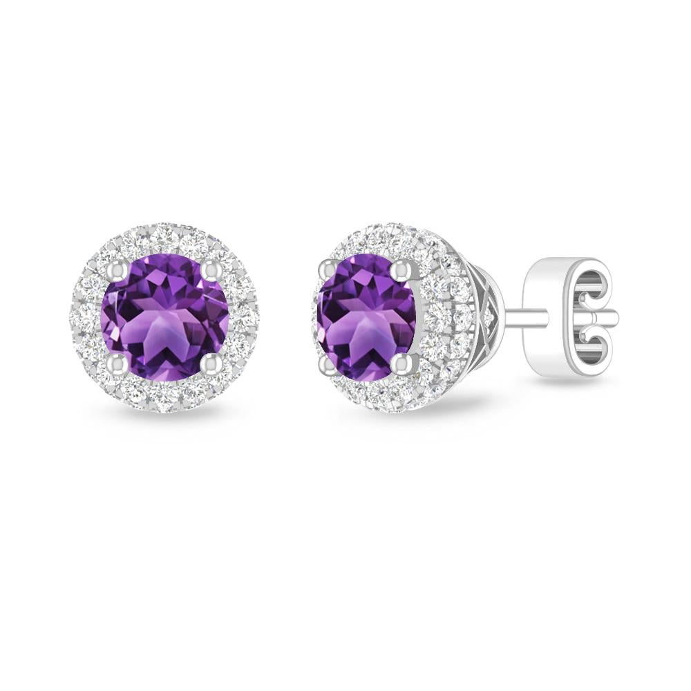 White Gold - Amethyst