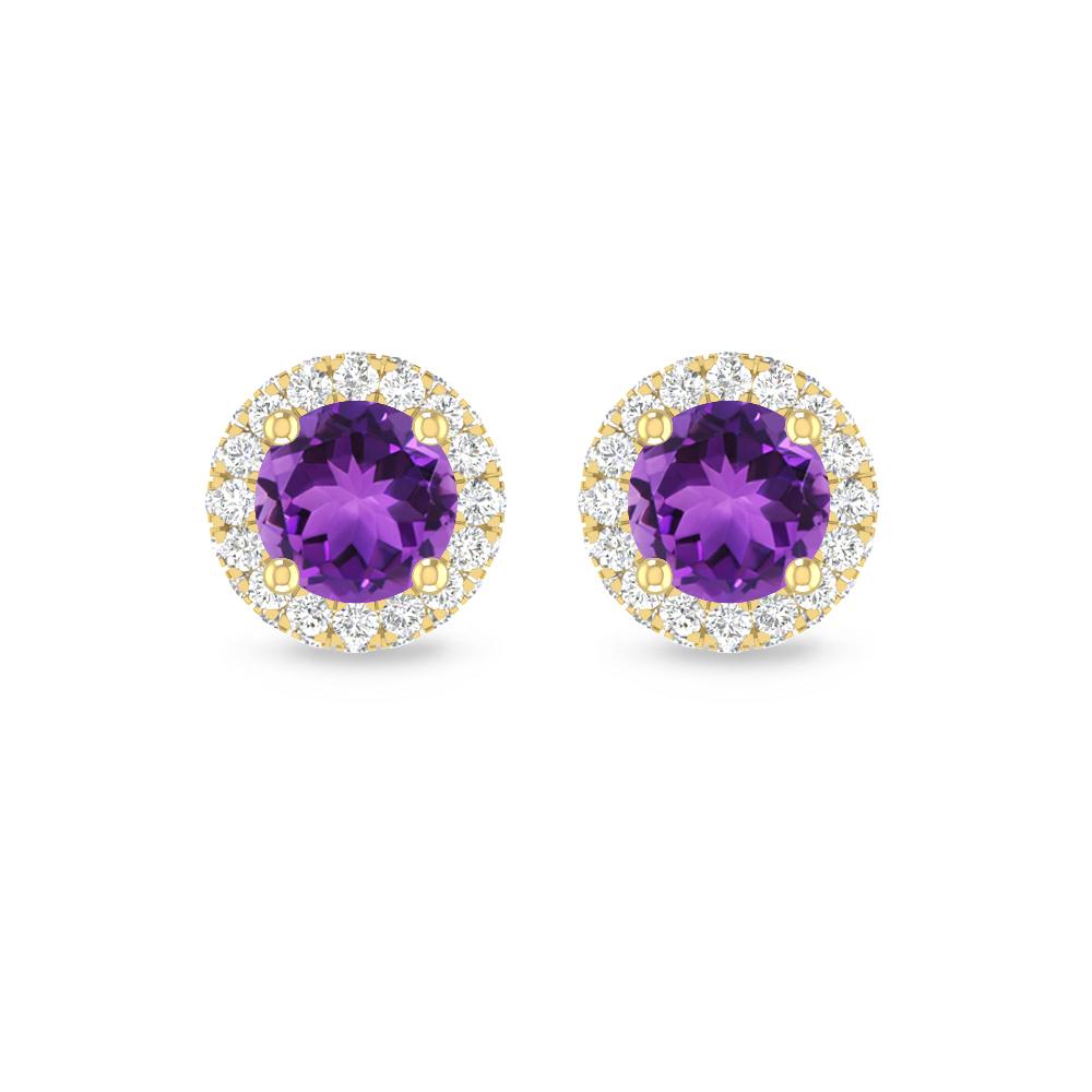 Yellow Gold - Amethyst