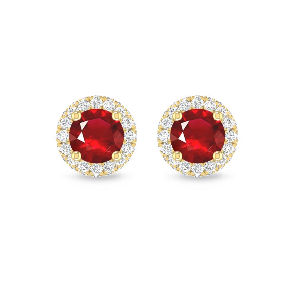 Yellow Gold - Ruby