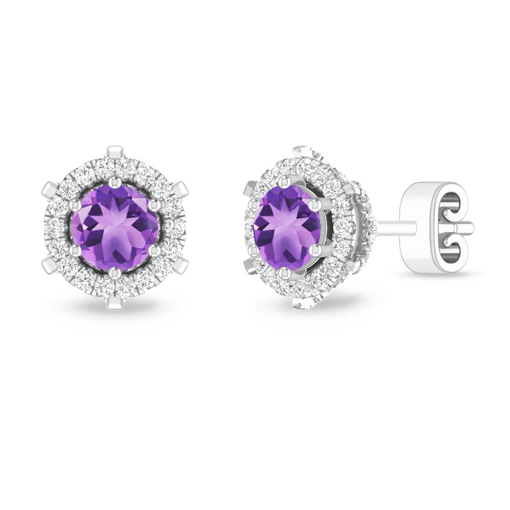 White Gold - Amethyst