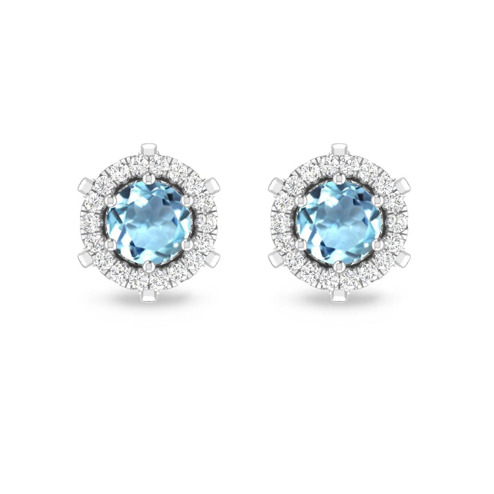 White Gold - Aquamarine
