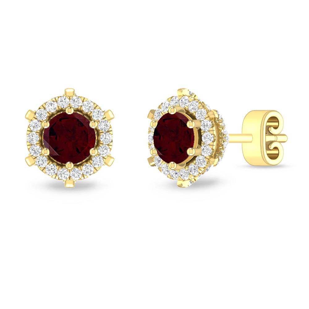 Yellow Gold - Garnet