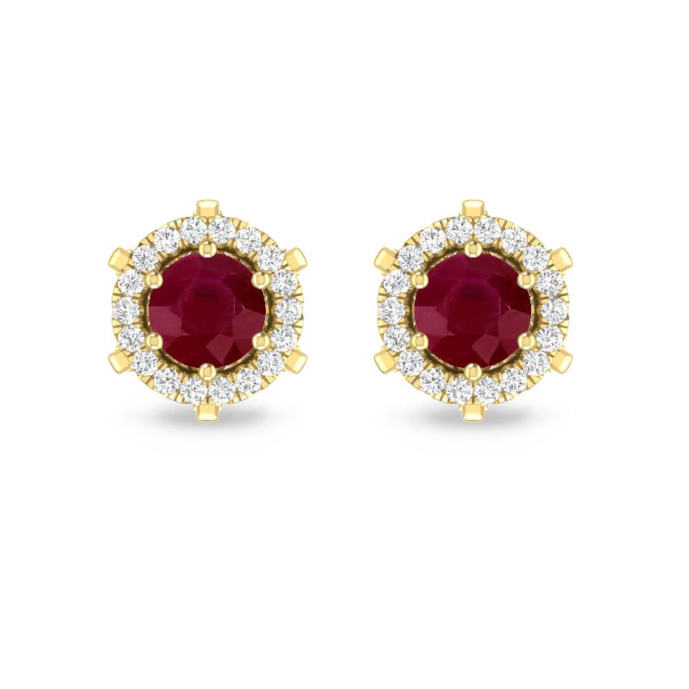 Yellow Gold - Ruby