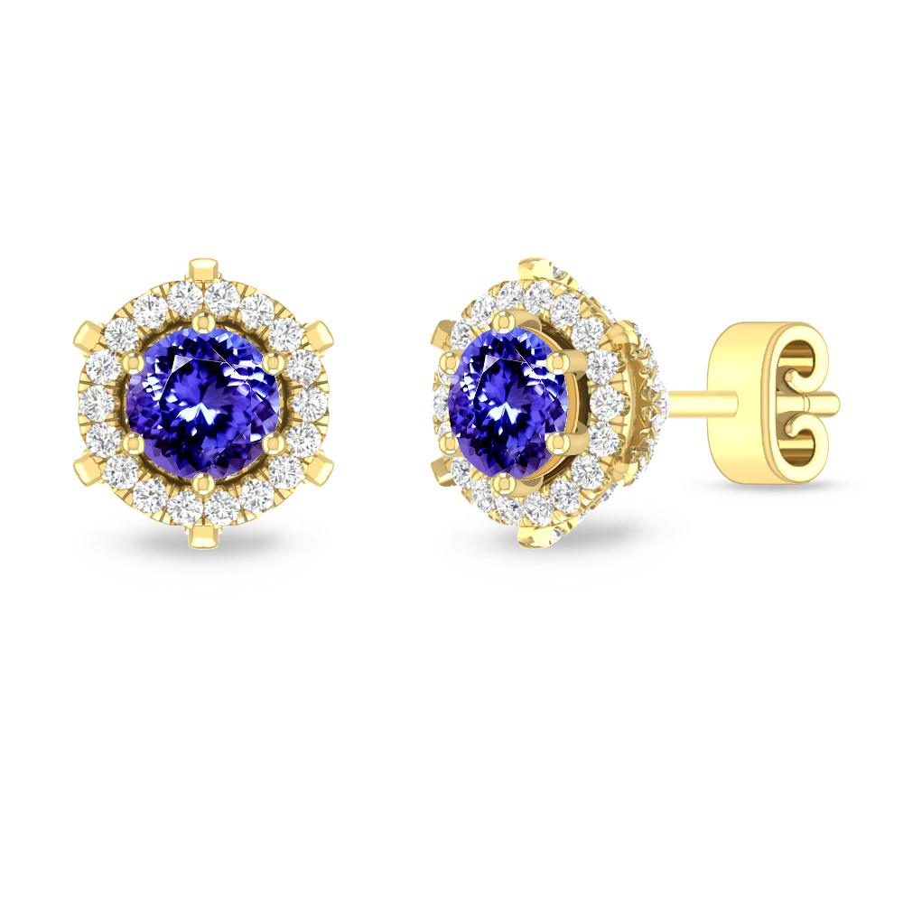 Yellow Gold - Tanzanite