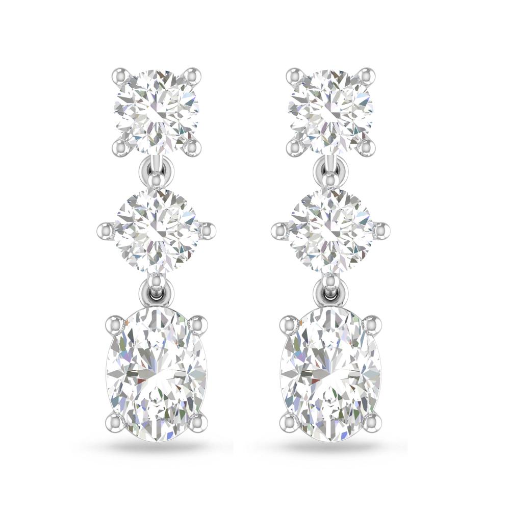 White Gold -  Oval