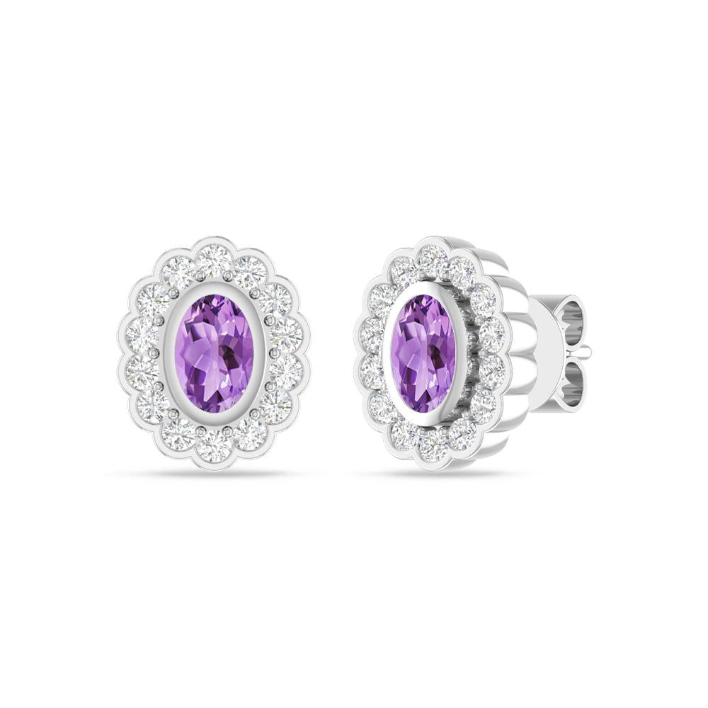 White Gold - Amethyst