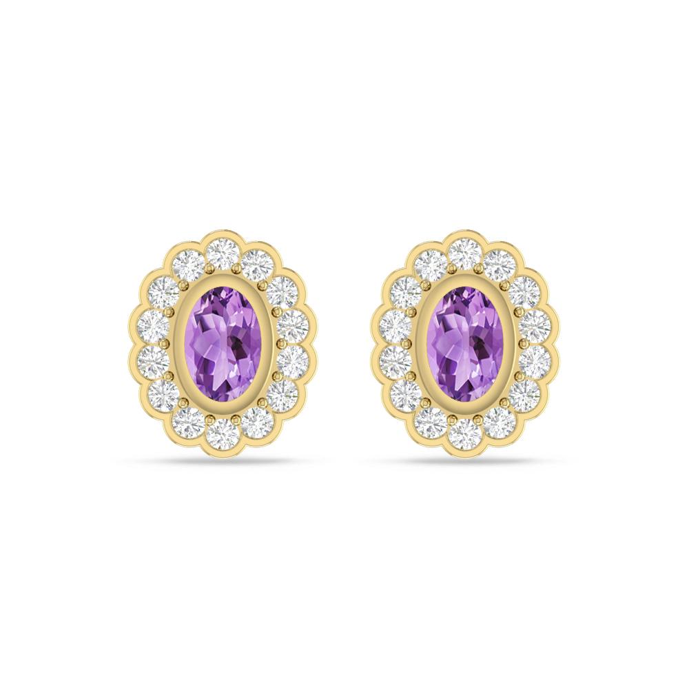 Yellow Gold - Amethyst