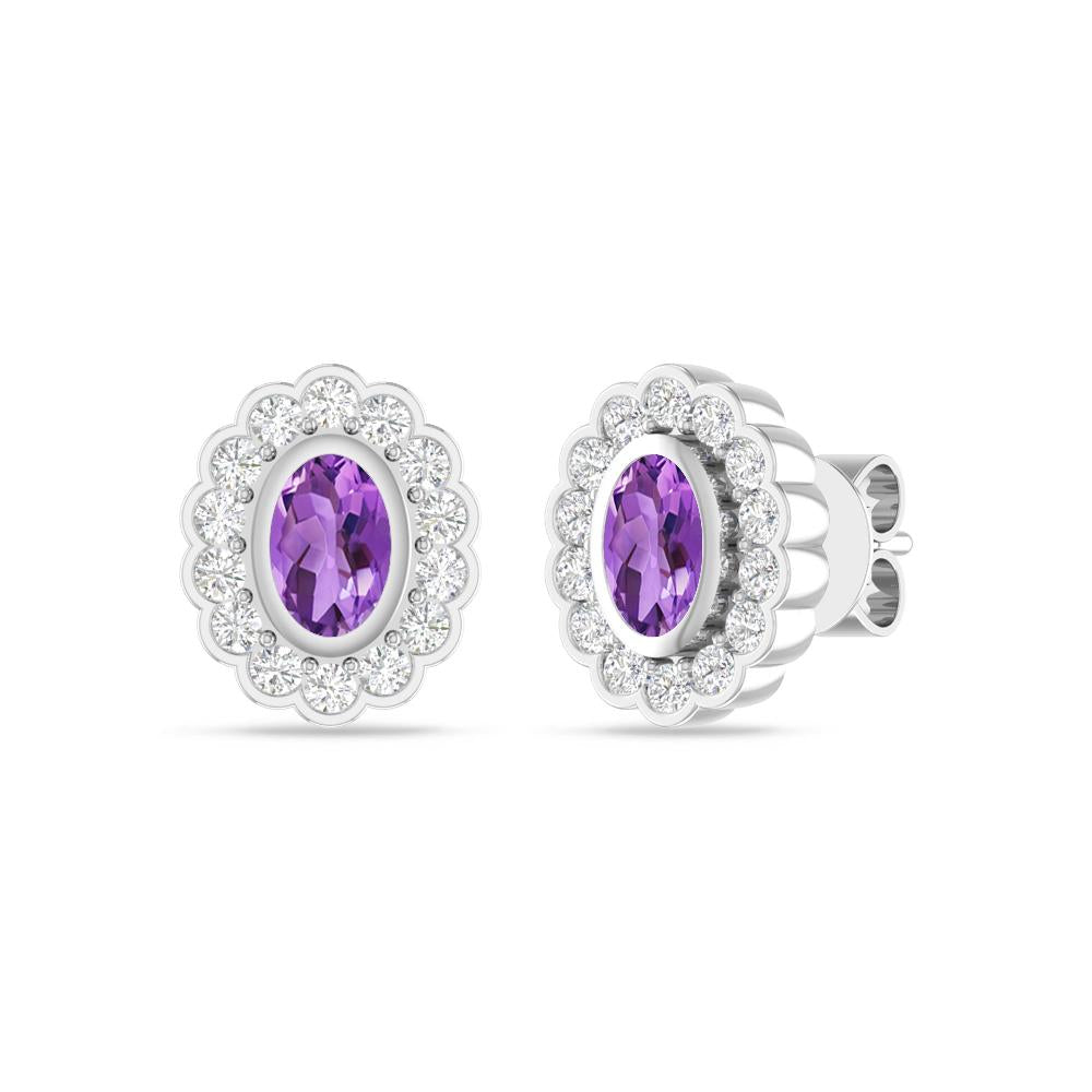 White Gold - Amethyst