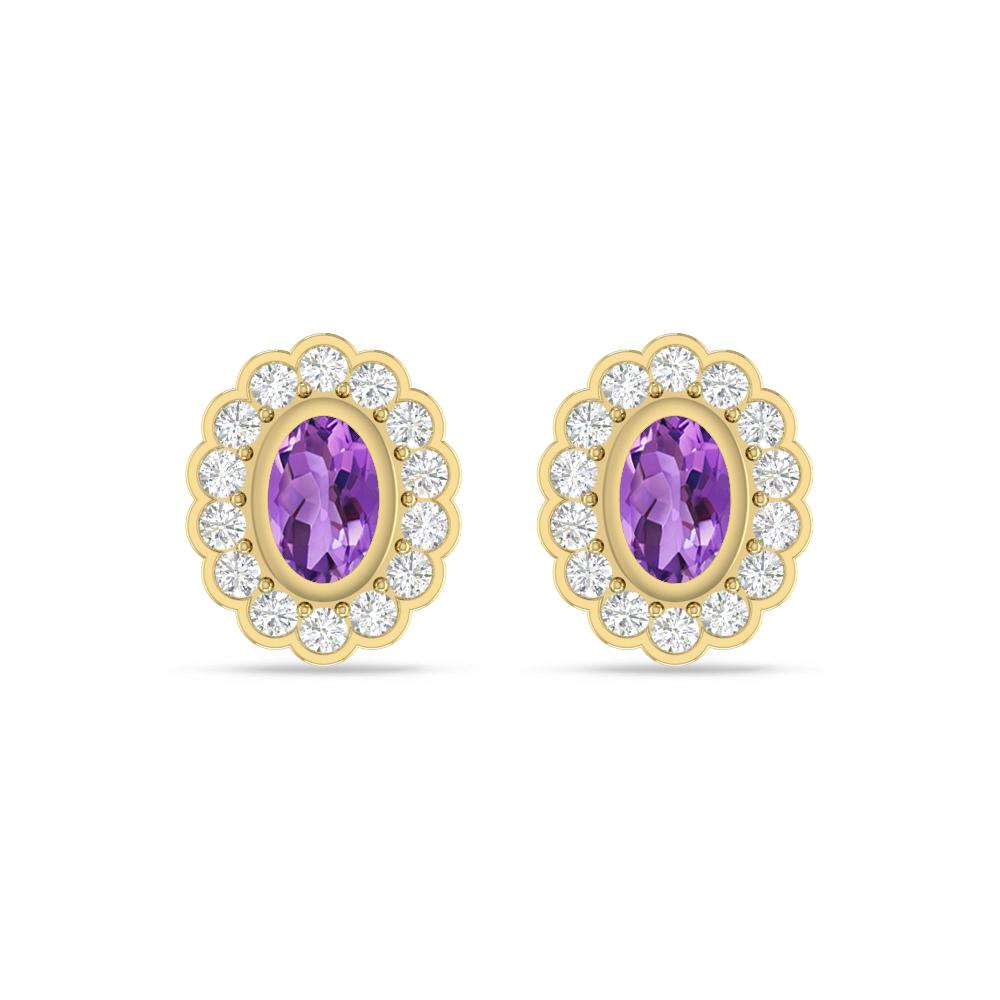 Yellow Gold - Amethyst