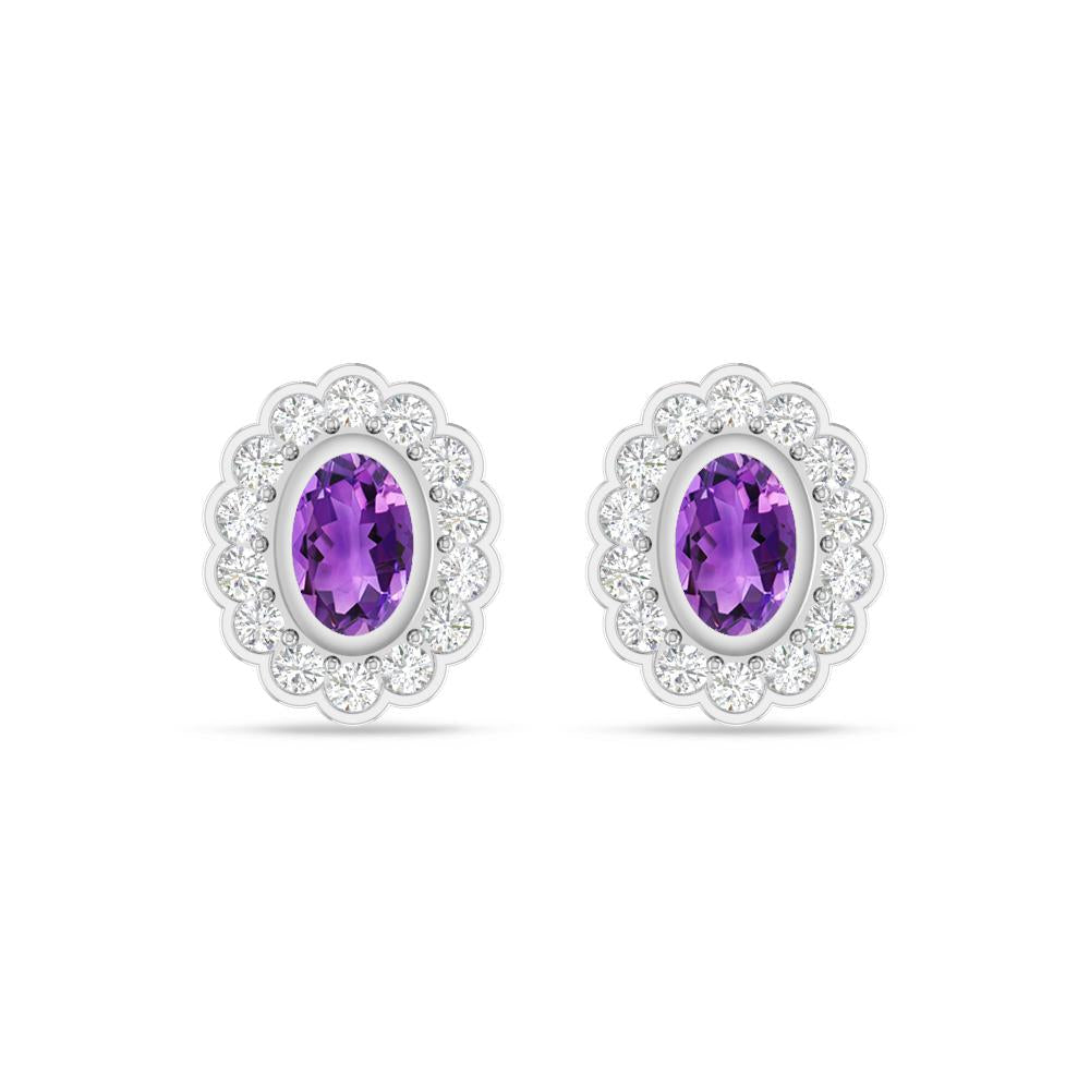 White Gold - Amethyst