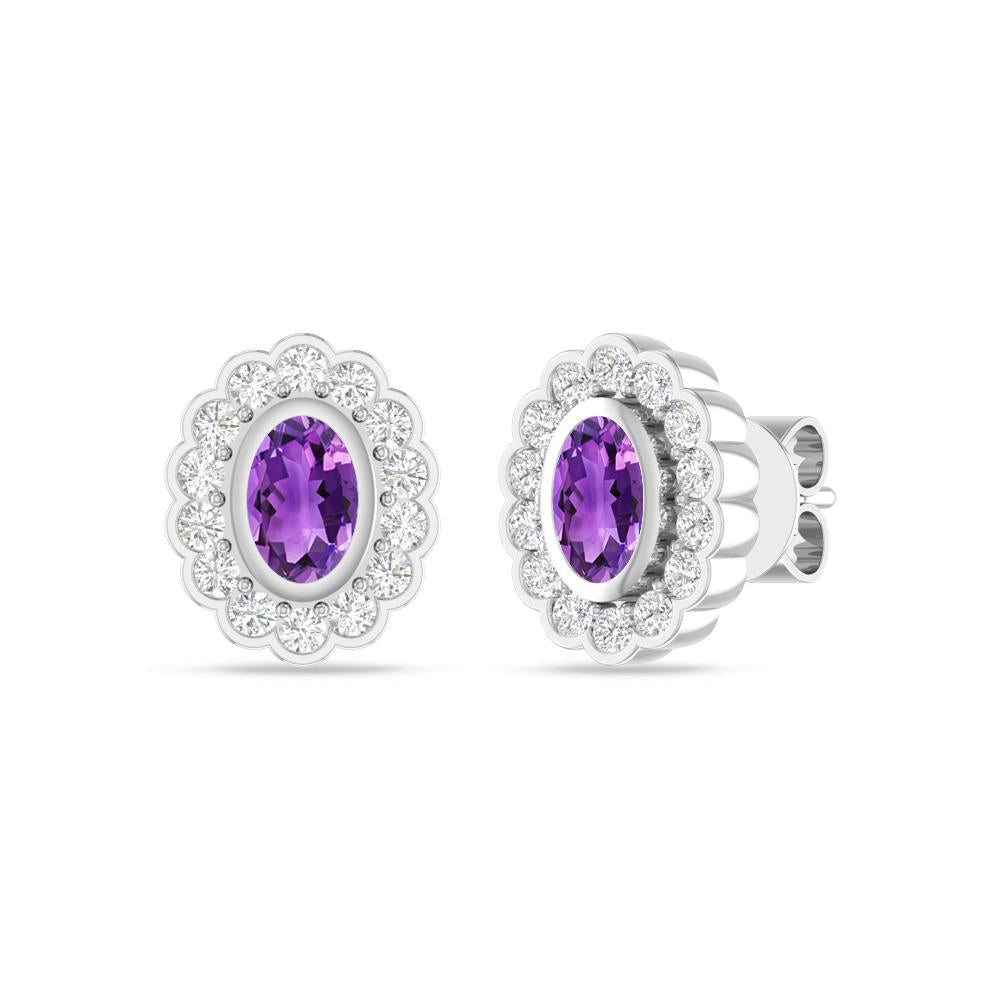 White Gold - Amethyst