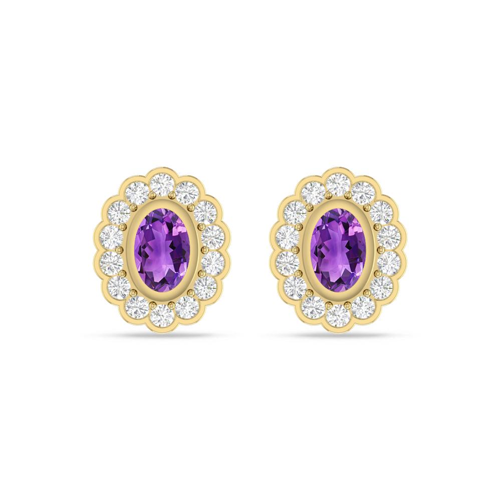 Yellow Gold - Amethyst